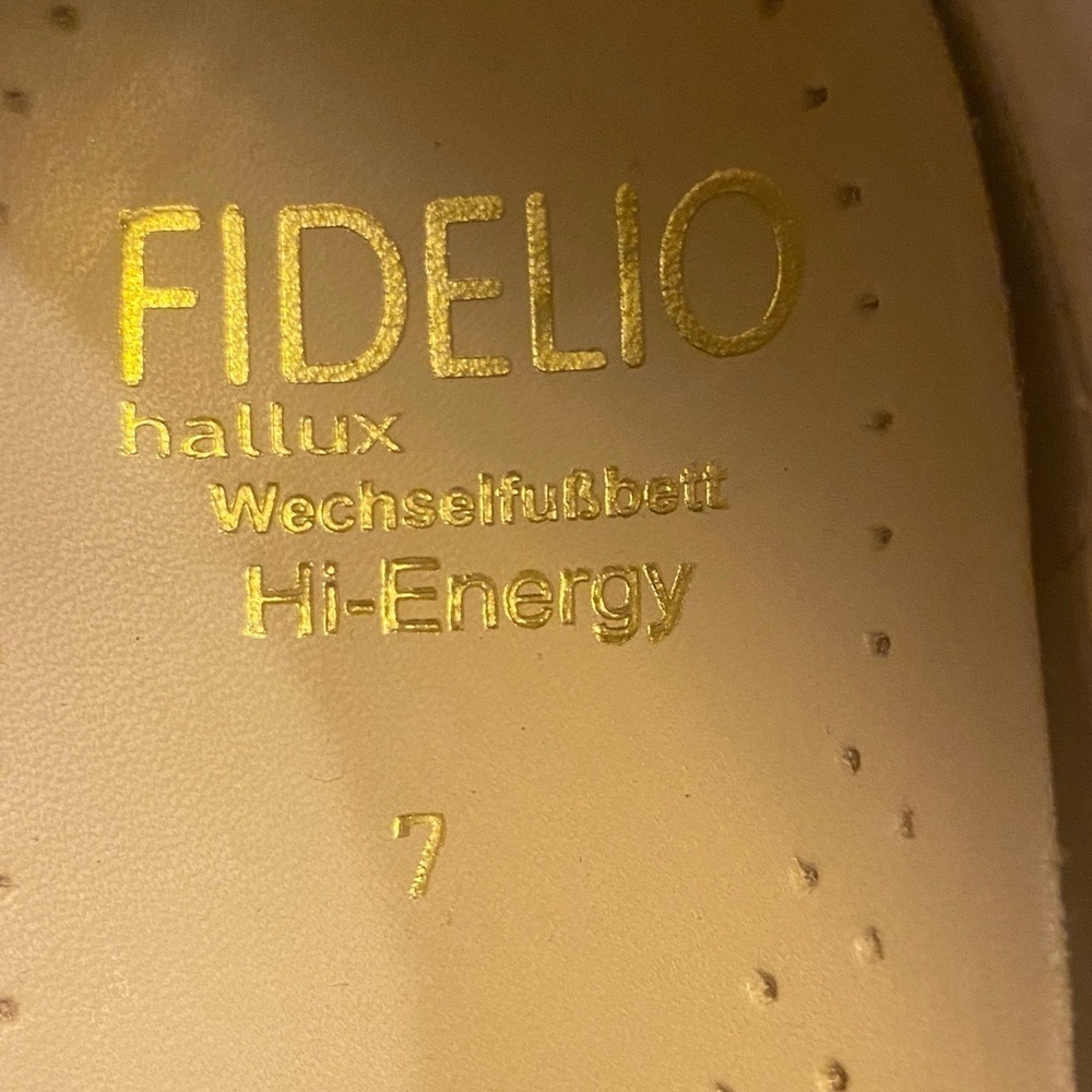 Fidelio US 9.5 (UK 7) Hallux Hi-Energy Sneakers Leather Shoes Blue Women’s - Picture 8 of 12
